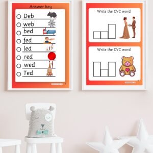 CVC Words - Short “E” - Activity Sheets