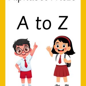 A - Z Alphabet Frieze