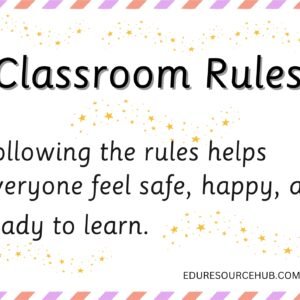 Classroom Rules